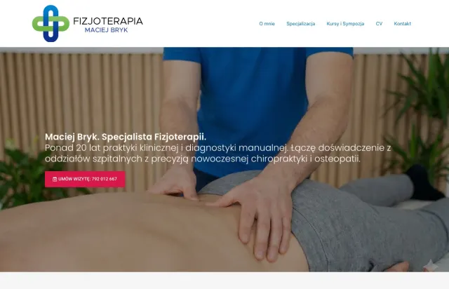 Realizacja PanWWW: Fizjoterapia Maciej Bryk