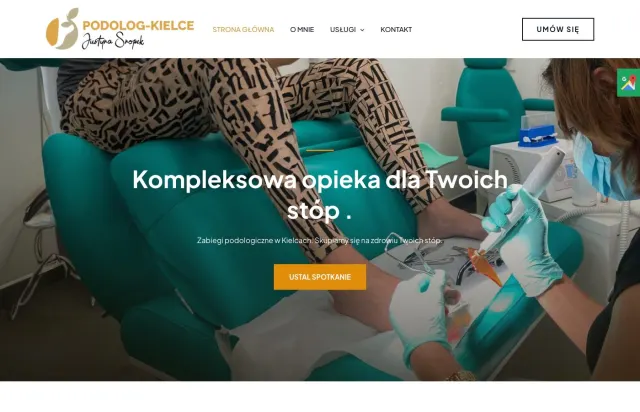 Widok strony podolog-kielce.pl