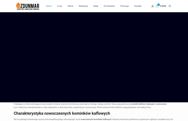 Widok strony zdunmar.pl